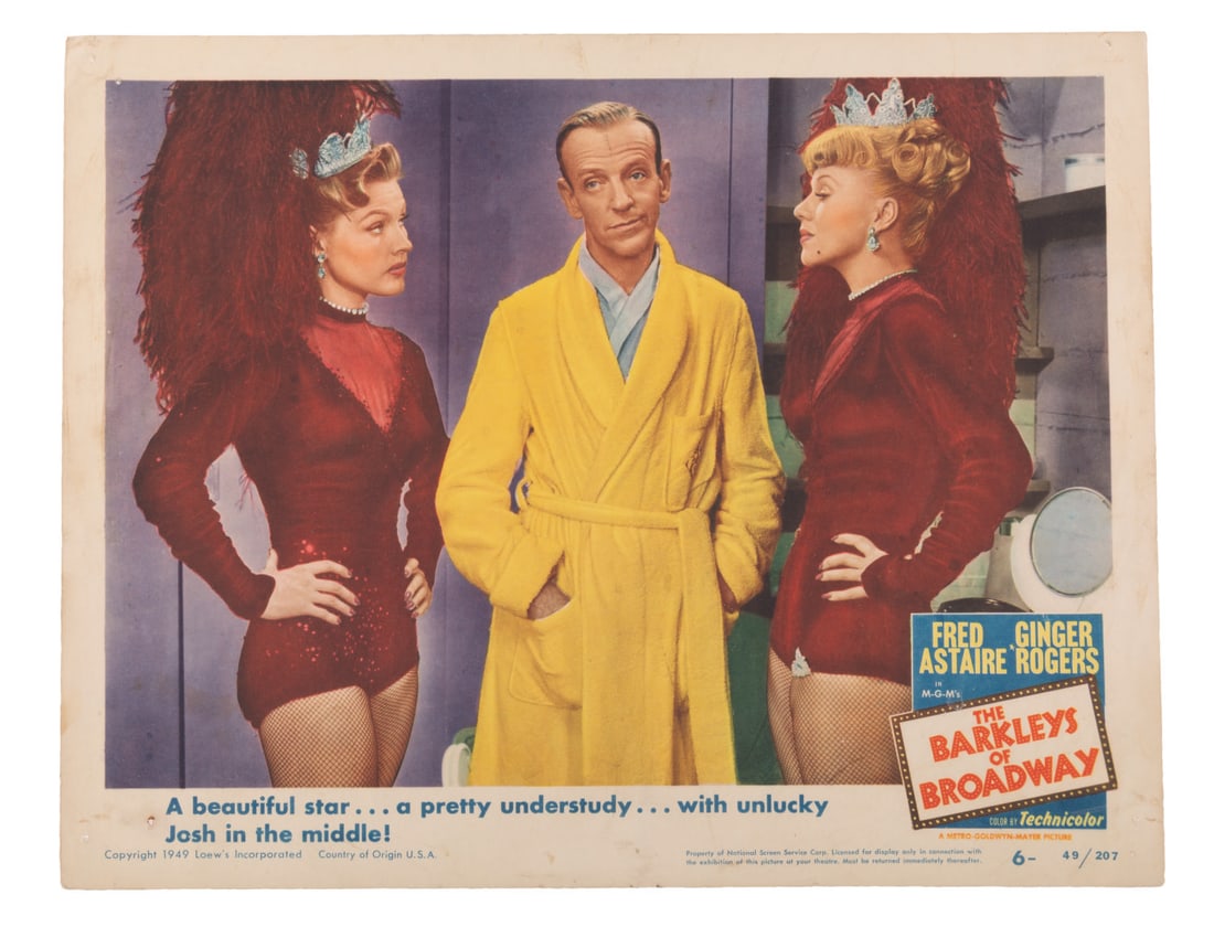 A "The Barkleys of Broadway" Lobby Card. (1 of 1)