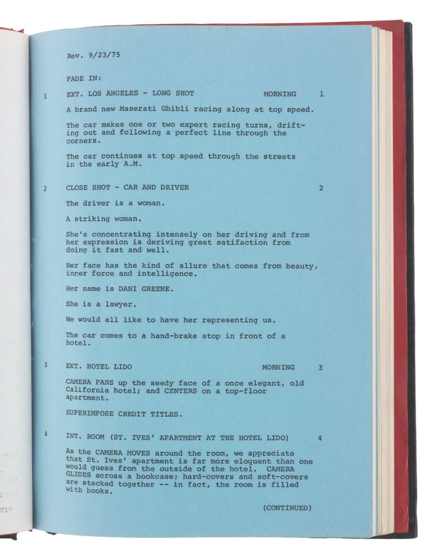 A "St. Ives" Early Draft Script. - 3