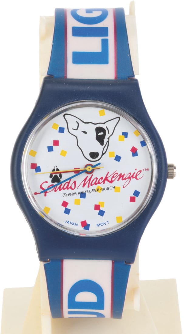 A Spuds MacKenzie Wristwatch. - 2
