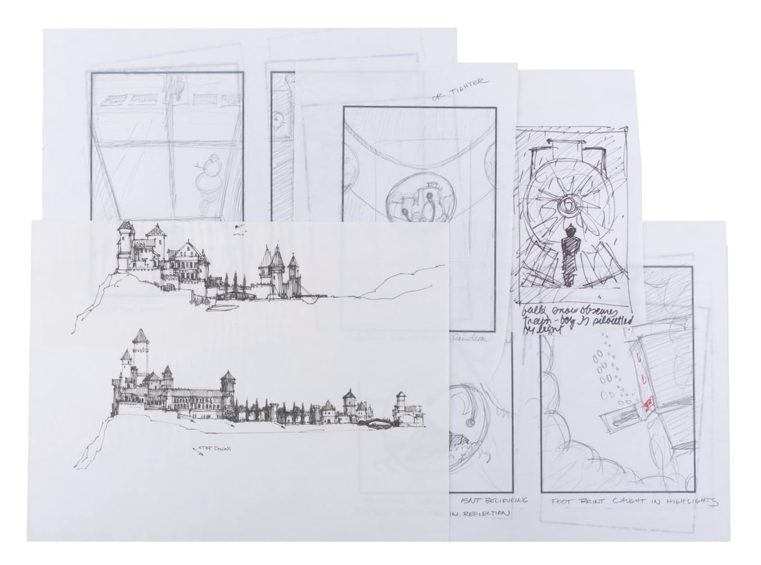 "Polar Express" Production Drawings. - 3