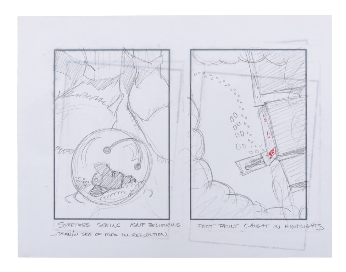 "Polar Express" Production Drawings. - 5