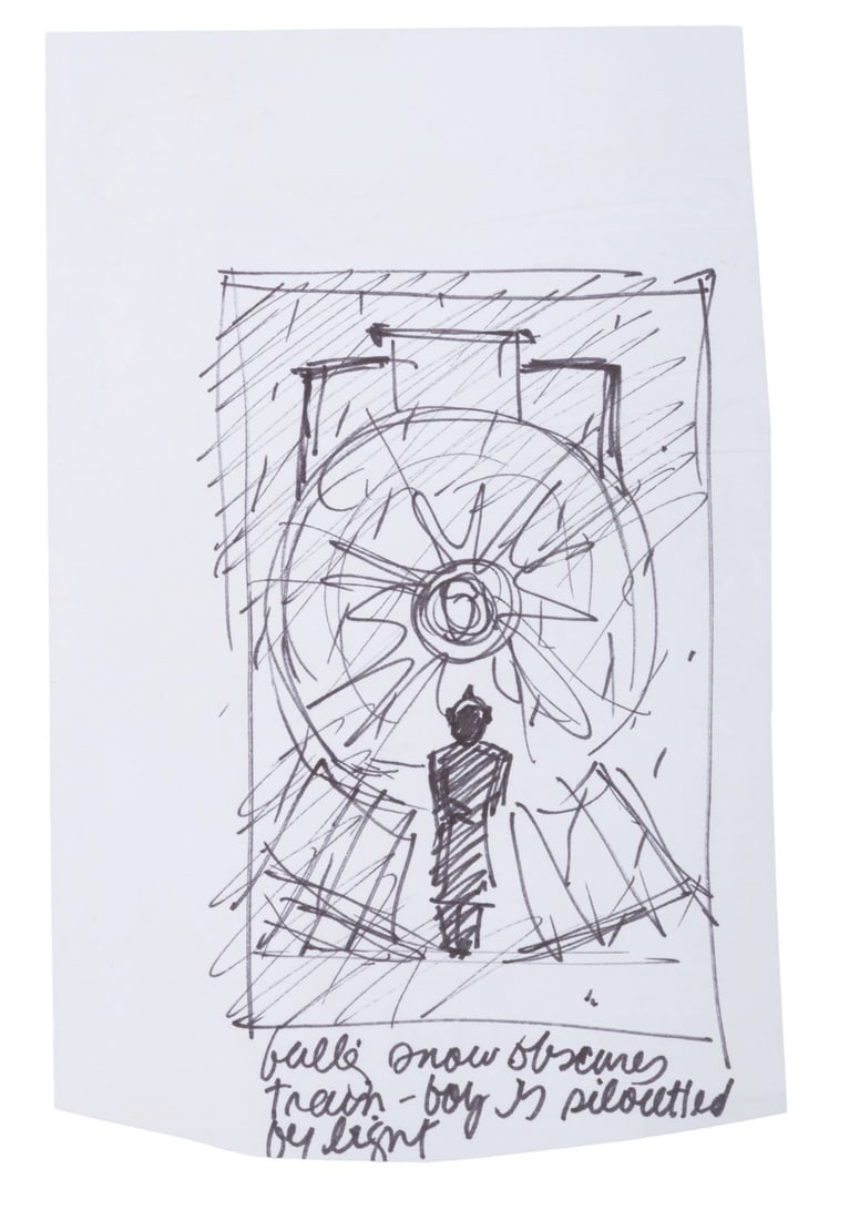 "Polar Express" Production Drawings. - 8