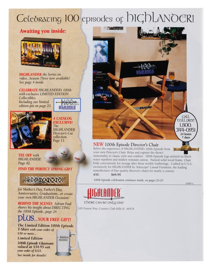 A "Highlander" Spring 1997 Catalog. - 4