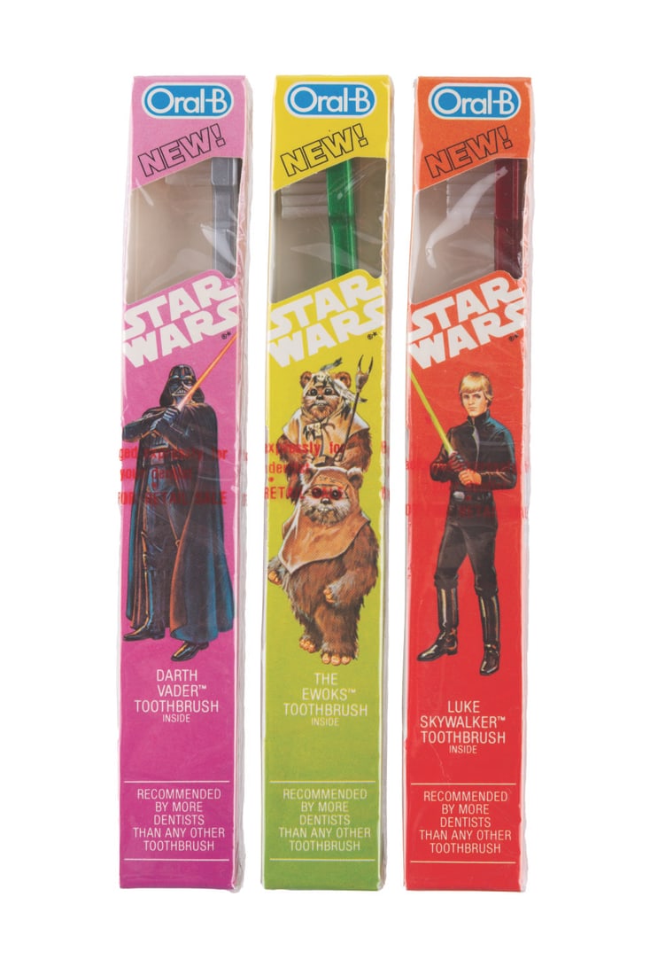 A Trio of Star Wars Toothbrushes. (1 of 5)