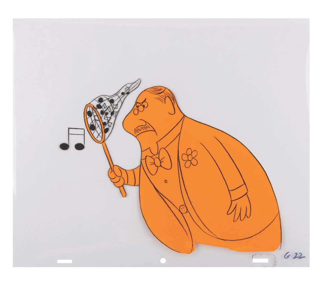 A Conductor and Musical Notes Cel. - 3