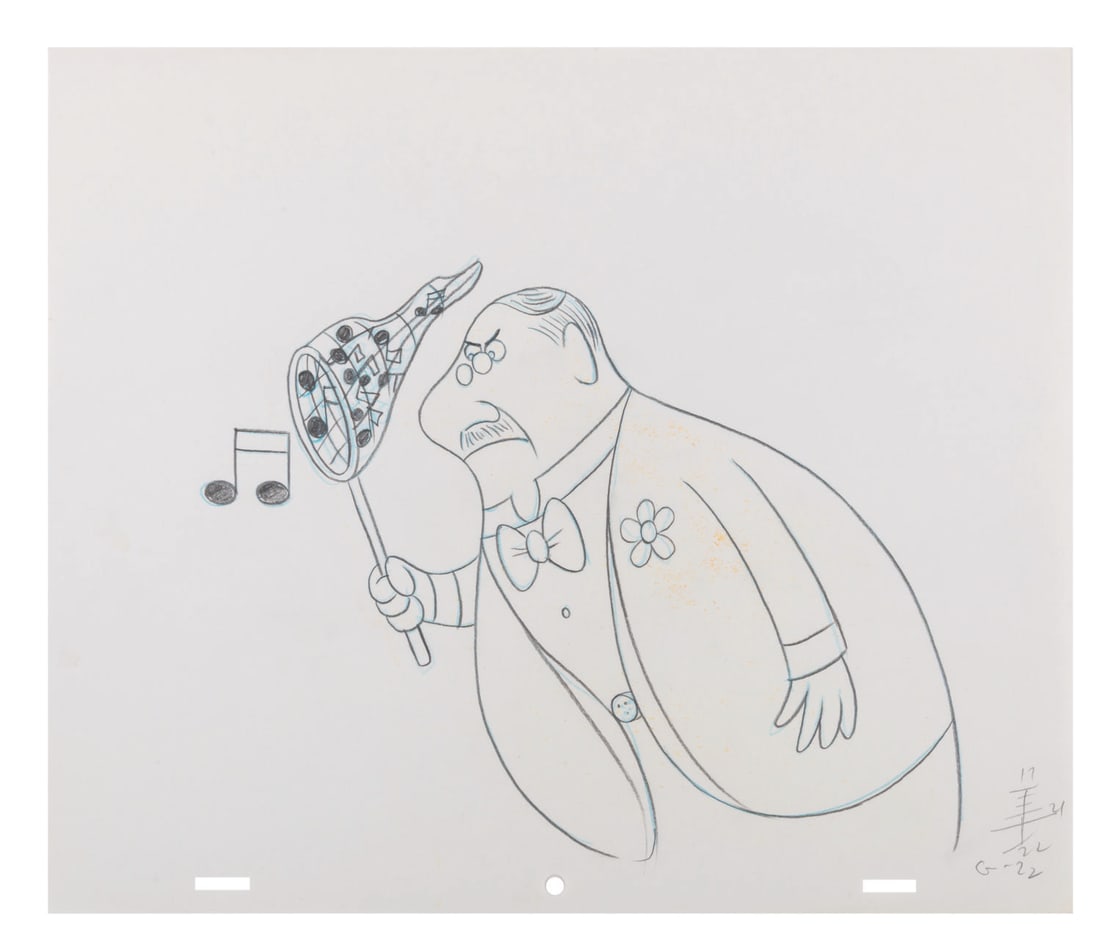 A Conductor and Musical Notes Cel. - 5