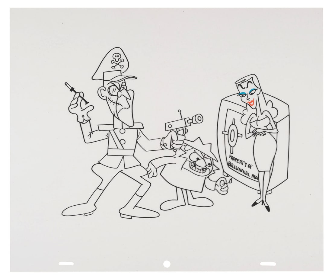 Jay Ward?s Fearless Leader Scene Cel Development File. - 5