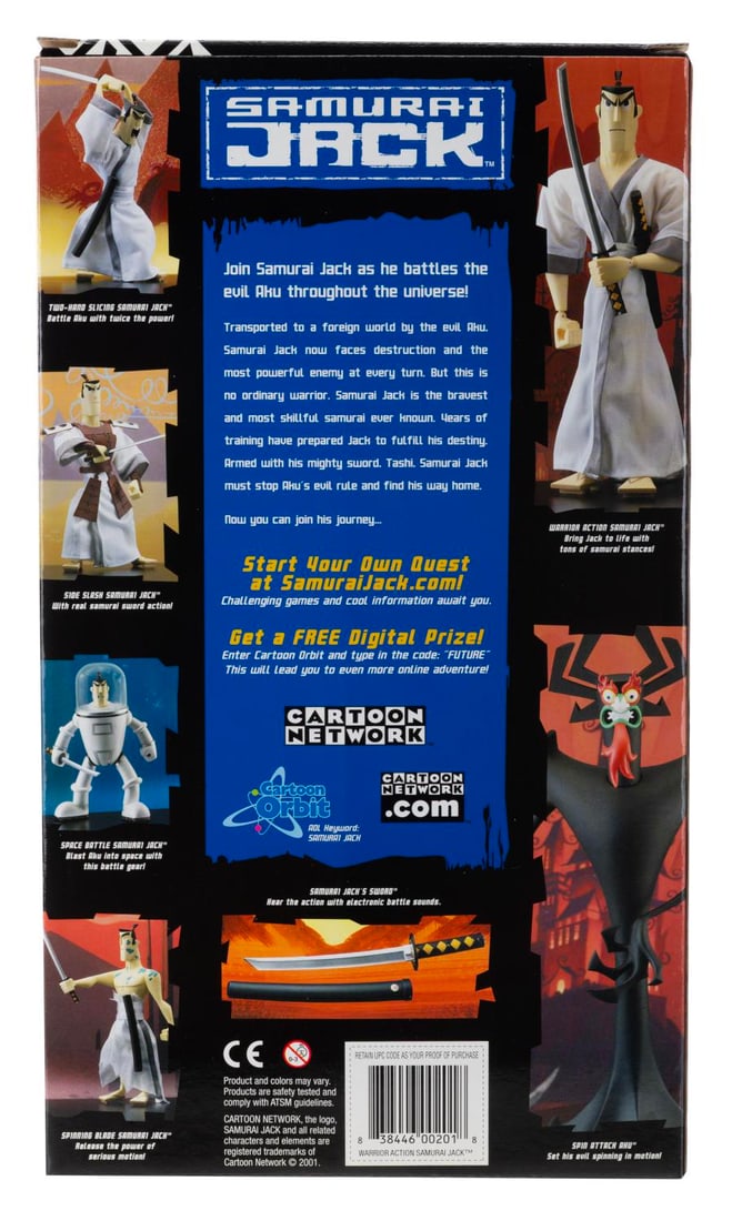 A "Samurai Jack" Action Figure. - 4