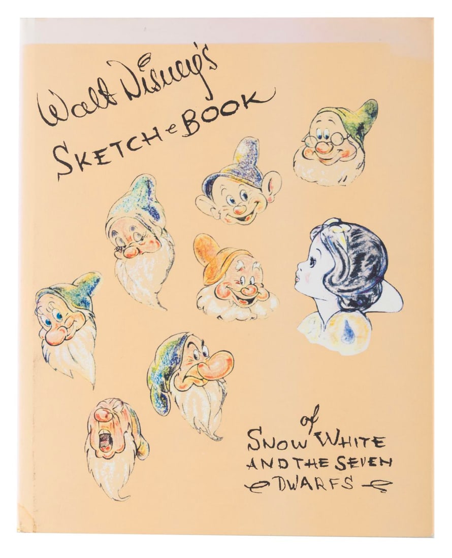 A Walt Disney's Sketch Book of "Snow White and the Seven Dwarfs.": (Applewood Books, 1993) A reprint of the 1938 Snow White Sketch Book featuring sketches of characters from the development of Disney's 1937 film. The book includes the original dust cover. Measuring 9