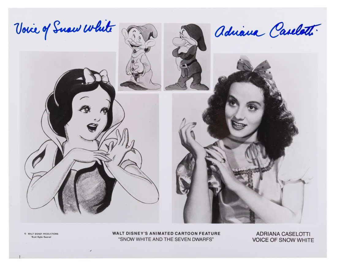 An Adriana Casseloti Signed "Snow White" Photo. (1 of 1)
