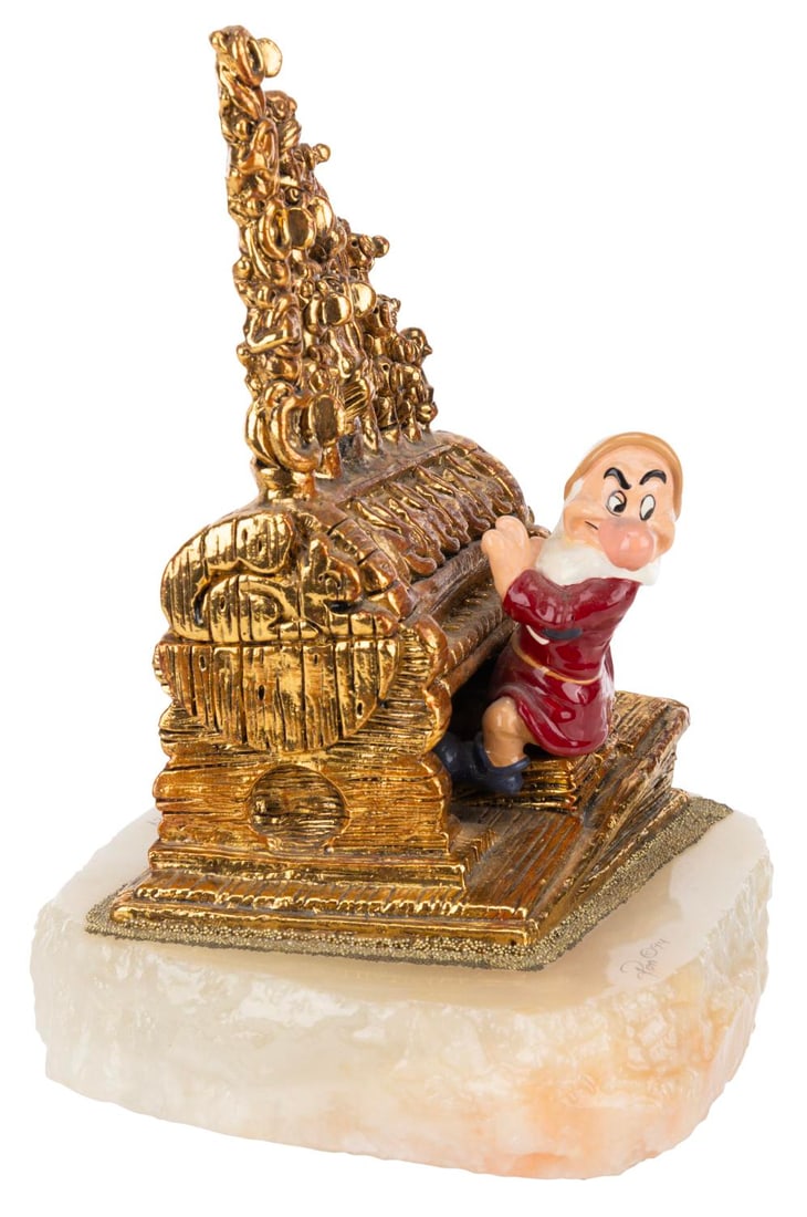 A "Snow White" Grumpy Sculpture. - 3