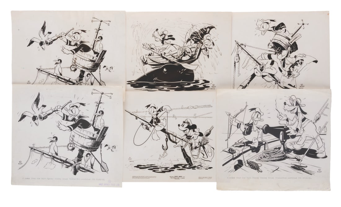 A Set of "The Whalers" Publicity Stills. (1 of 8)