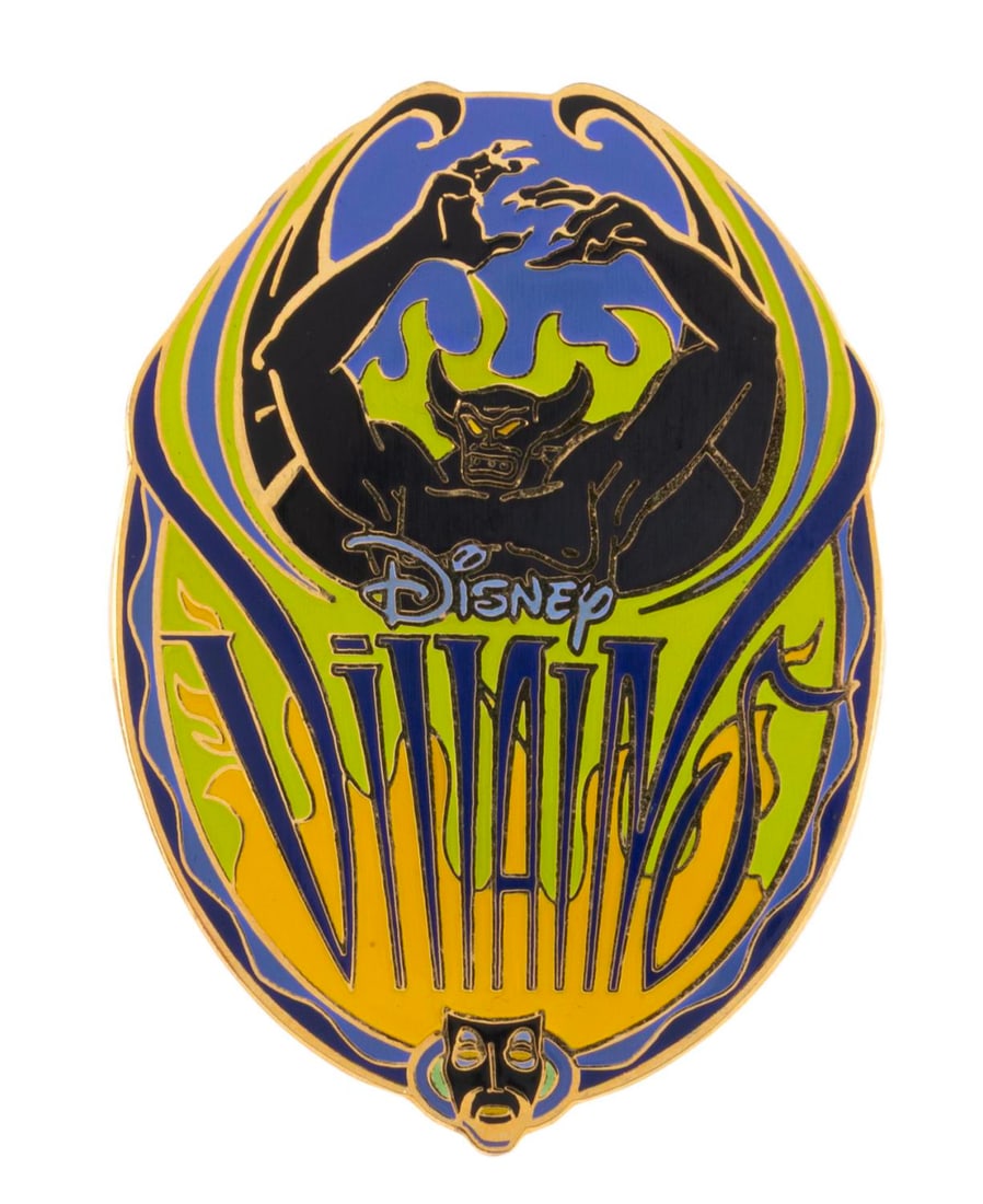 A Chernabog Disney Divas and Villains Event Pin.: (Disneyland, 2000) A pin of Chernabog released at Disneyland?s Disney Divas and Villains event held on October 26, 2000. Part of a limited edition of only 500, the pin measures 2" x 1.5" and is in ver
