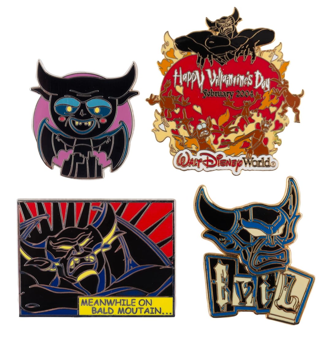 A Collection of Chernabog Pins. (1 of 1)
