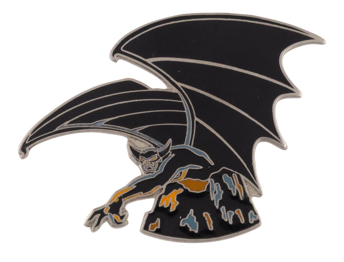 A Chernabog LE 250 Pin.: (Disney Auctions, 2005) A pin of Chernabog reaching to the left, released in a limited edition of only 250 by Disney Auctions. Measuring 1.5" x 2.25" the pin is in very good condition.