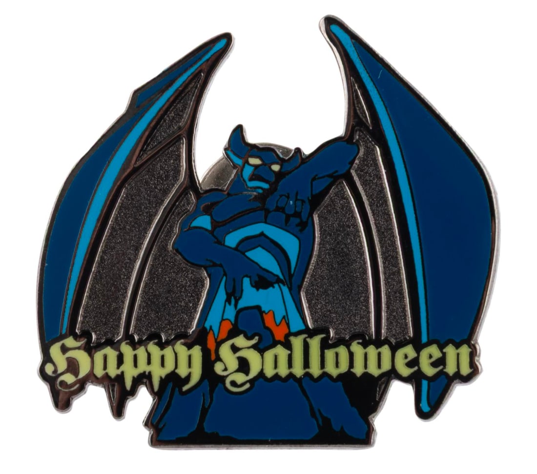 A Chernabog Cast Exclusive Happy Halloween Pin.: (Disneyland, 2005) A Chernabog Happy Halloween pin, released in a limited edition of 3000 to Cast Members at Disneyland Resort. The pin is in very good condition.
