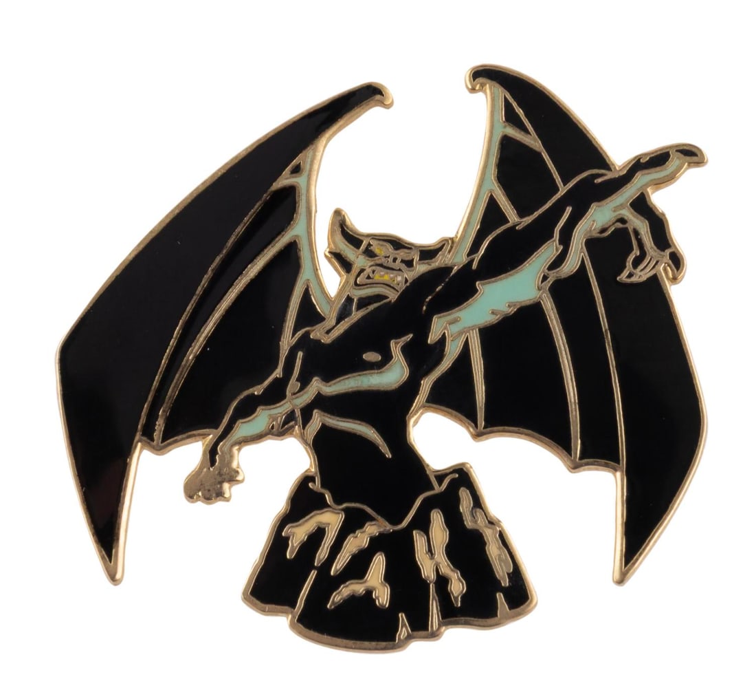 A Disney Shopping Chernabog Pin.: (Disney, 2006) A Disney Shopping glow-in-the-dark Chernabog pin released in a limited edition of 250. Measuring 1.75" x 2" the pin is in very good condition.
