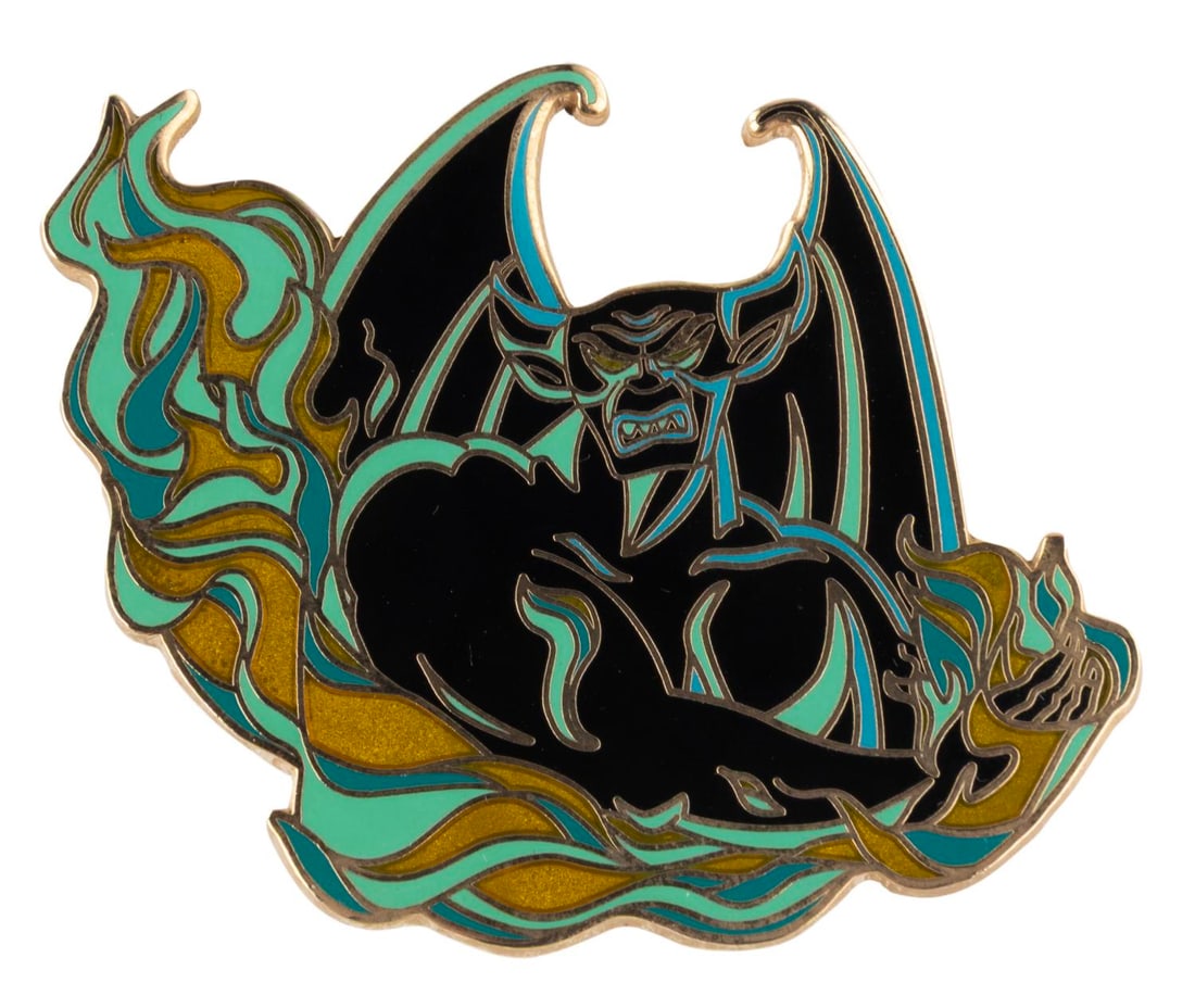 A Chernabog Disney Shopping Limited Edition Pin.: (Disney, 2008) A Disney Shopping Chernabog pin released in a limited edition of only 250. Measuring 2.25" x 2", the pin is in very good condition.