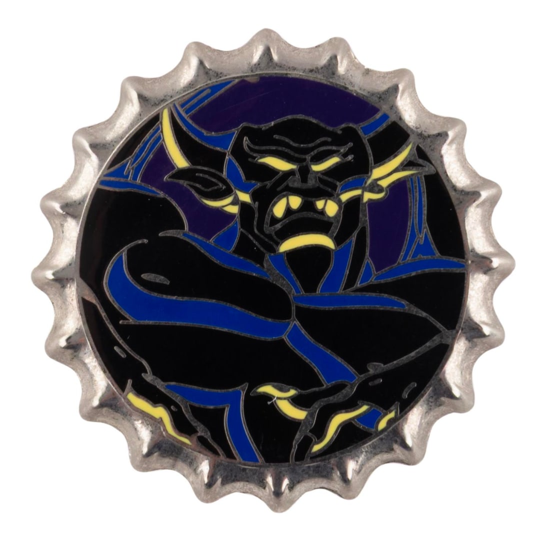 A Chernabog Bottle Cap Pin. (1 of 1)