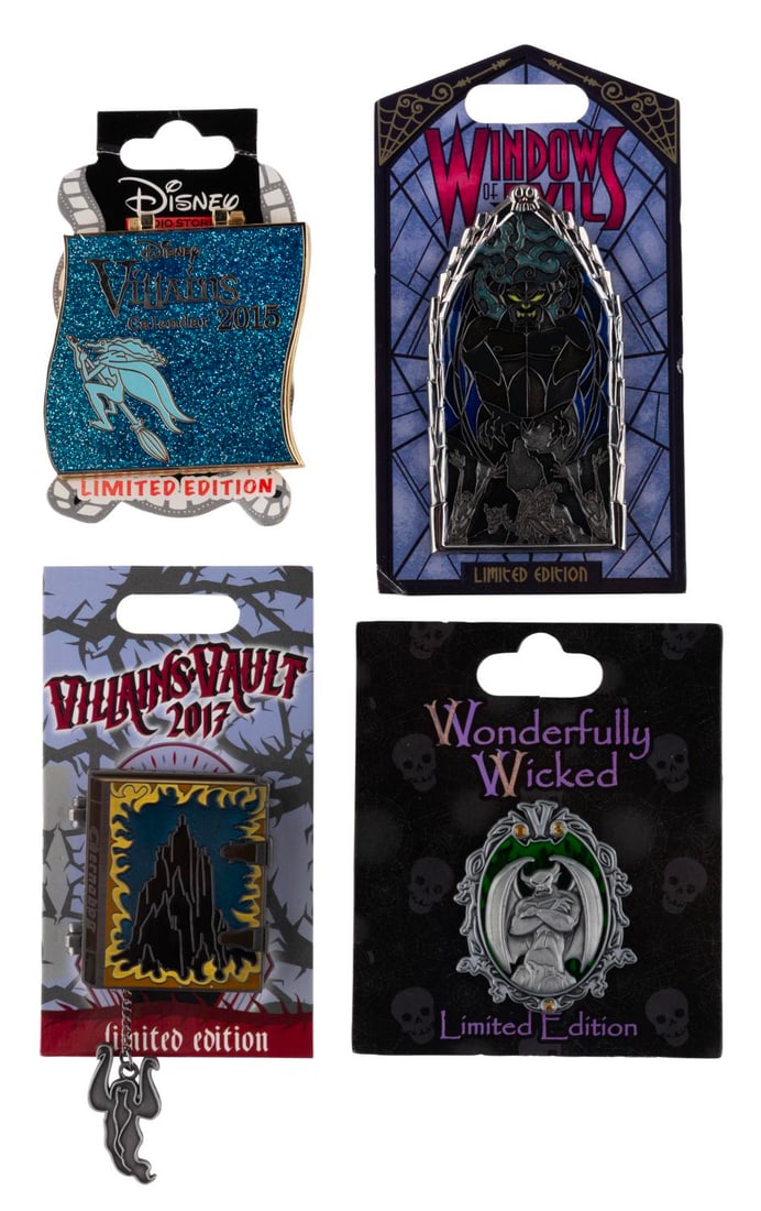 A Collection of Chernabog Limited Edition Pins. (1 of 3)