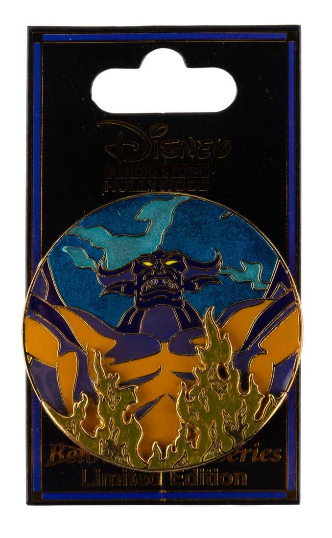A Chernabog Disney Studio Store Hollywood Pin.: (Disney, 2017) A Chernabog pin from the Dark Tales Series released at the Disney Studio Store in Hollywood in a limited edition of 300. The pin is in fine condition, sealed and on the original card.