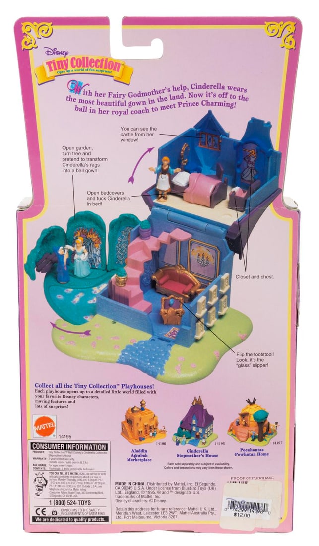 A "Cinderella" Tiny Collection Playset. - 2