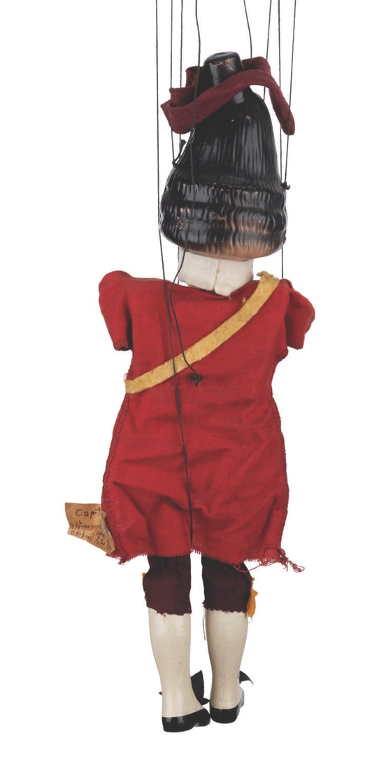 A "Peter Pan" Captain Hook Marionette Puppet. - 6
