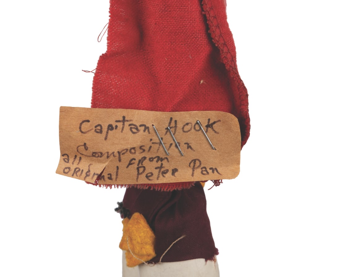 A "Peter Pan" Captain Hook Marionette Puppet. - 7