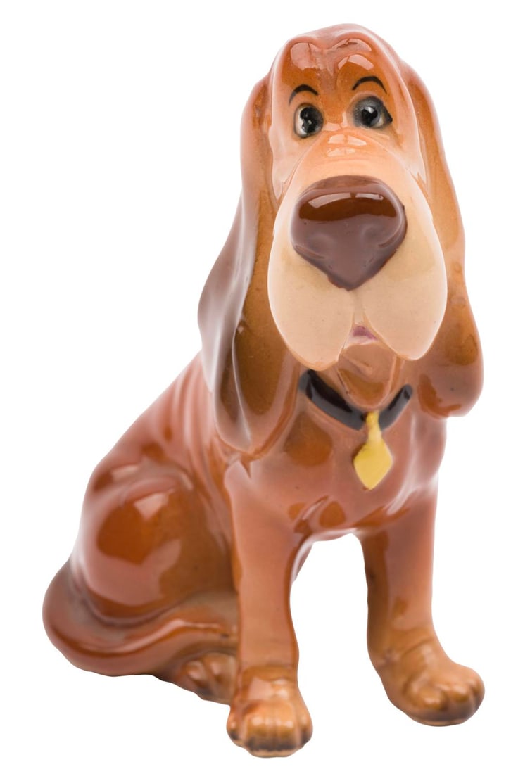 A "Lady and the Tramp" Trusty Ceramic Figurine. (1 of 2)