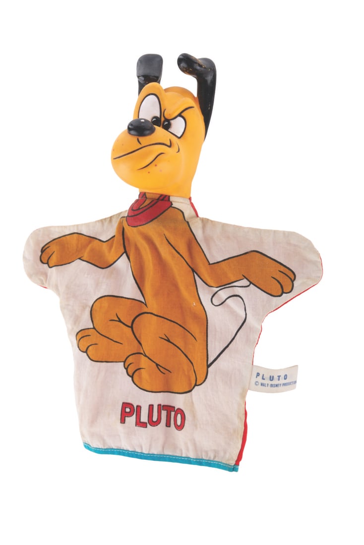 A 1960s Pluto Hand Puppet. - 2