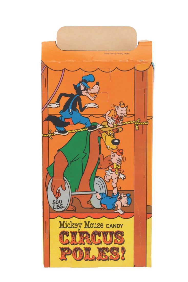 A Mickey Mouse Candy Circus Poles Display Box. - 5