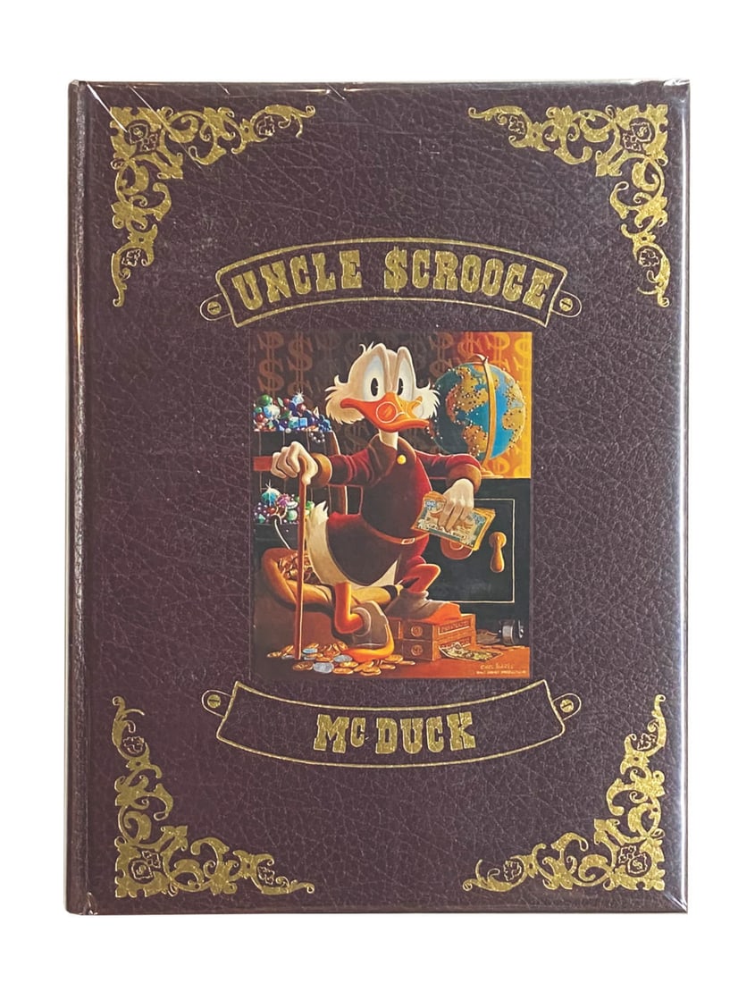 The 1981 "Uncle $crooge McDuck" Carl Barks Book.: (Celestial Arts, 1981) A deluxe limited edition copy of Uncle Scrooge McDuck: His Life and Times, written and illustrated by Carl Barks, creator of Uncle Scrooge. Released in honor of Bark?s 80th