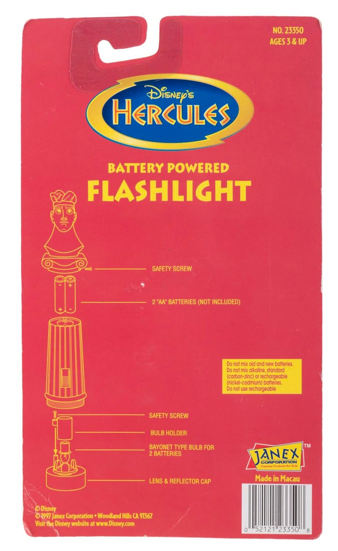 A "Hercules" Flashlight. - 2