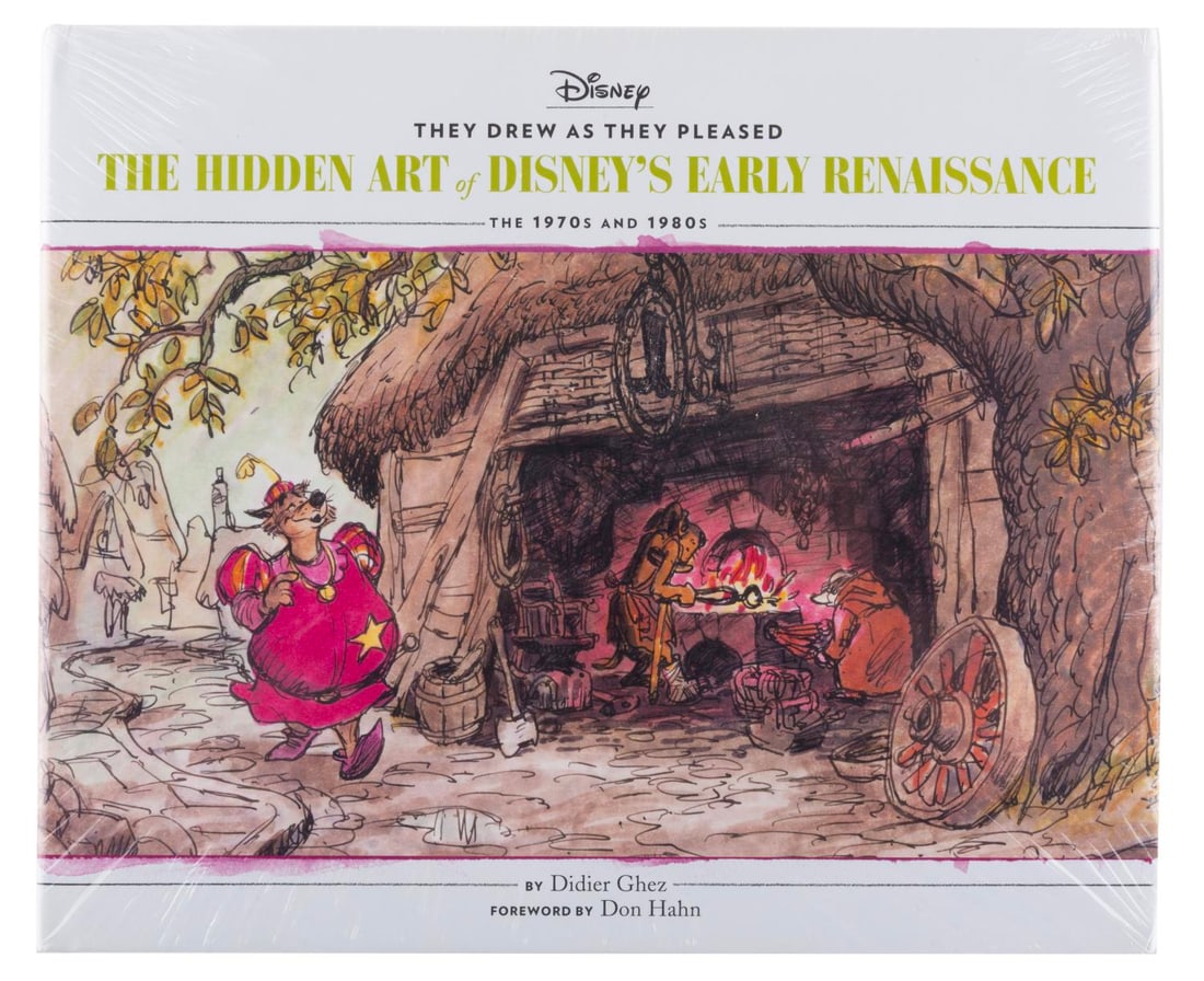 The Hidden Art of Disney's Early Renaissance Book.: (Chronicle, 2019) A They Drew as They Pleased: The Hidden Art of Disney's Early Renaissance: The 1970s and 1980s book by Didier Ghez, featuring a foreword by Disney producer Don Hahn. Measuring 9.25"