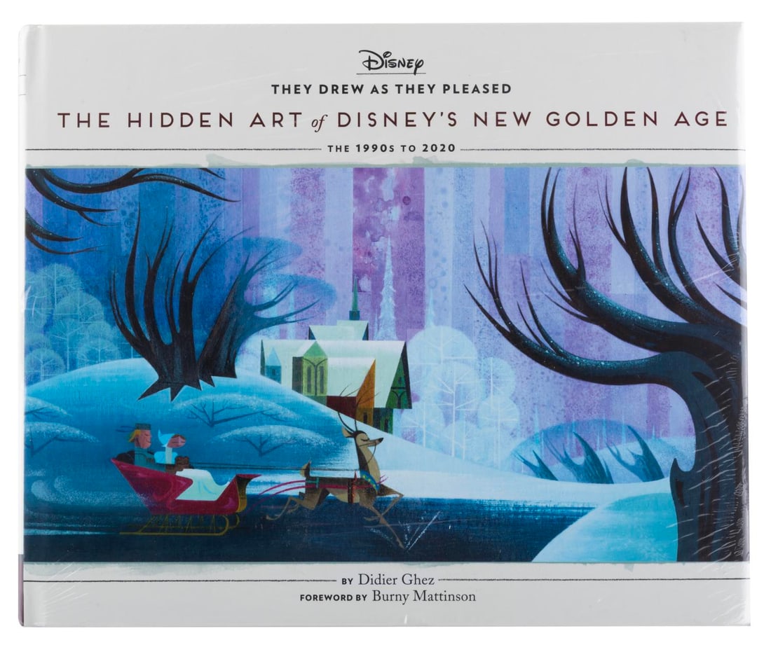 The Hidden Art of Disney's New Golden Age Book.: (Chronicle, 2025) A They Drew as They Pleased: The Hidden Art of Disney's New Golden Age: The 1990s to 2020 book by Didier Ghez, featuring a foreword by Disney Legend Burny Mattison. Measuring 9.25"
