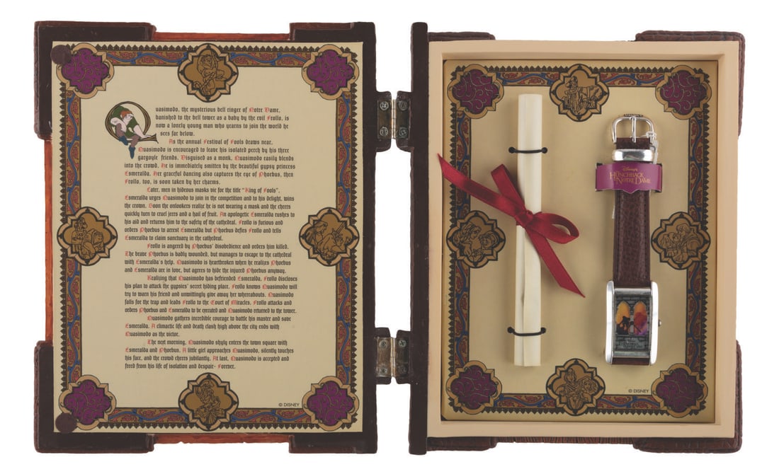 A "Hunchback of Notre Dame" Watch in Book Box. (1 of 5)