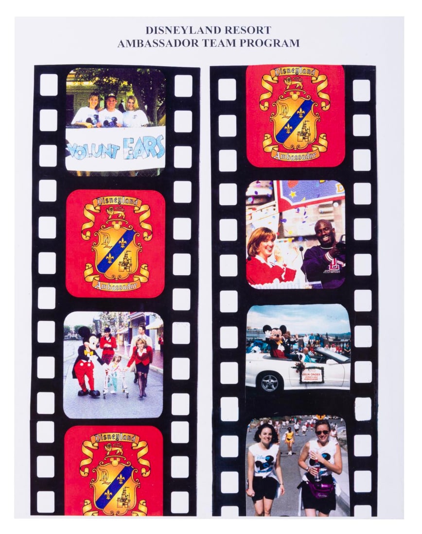 A Disneyland Ambassador Program Folder. - 3