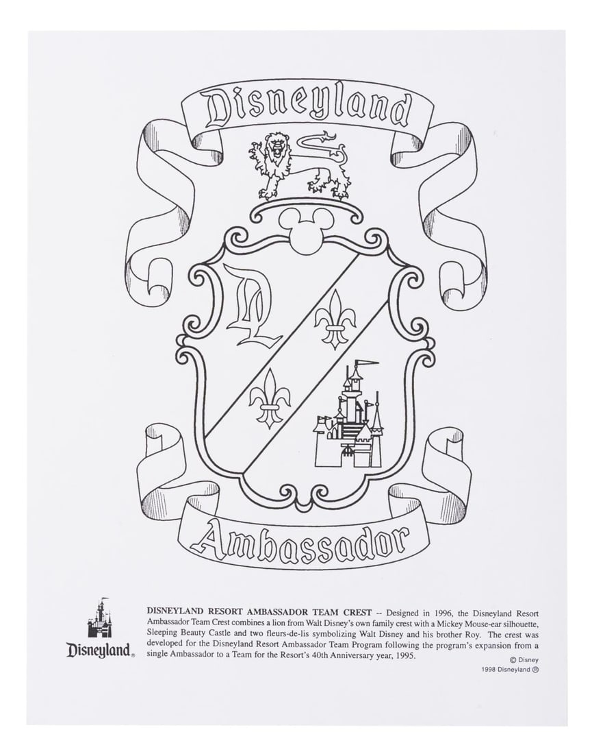 A Disneyland Ambassador Program Folder. - 5
