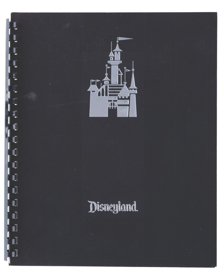 A Disneyland Promotions FANTASMIC! Announcement Booklet: (Disneyland, 1991) A spiral-bound booklet with information assembled by Disneyland Promotions about the upcoming Fantasmic! Spectacular on the Rivers of America. The booklet includes a color copy of