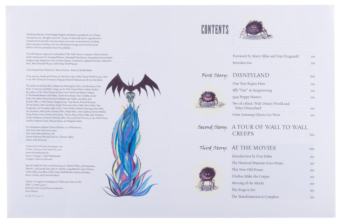 A Haunted Mansion 2003 Book Proof Set. - 2