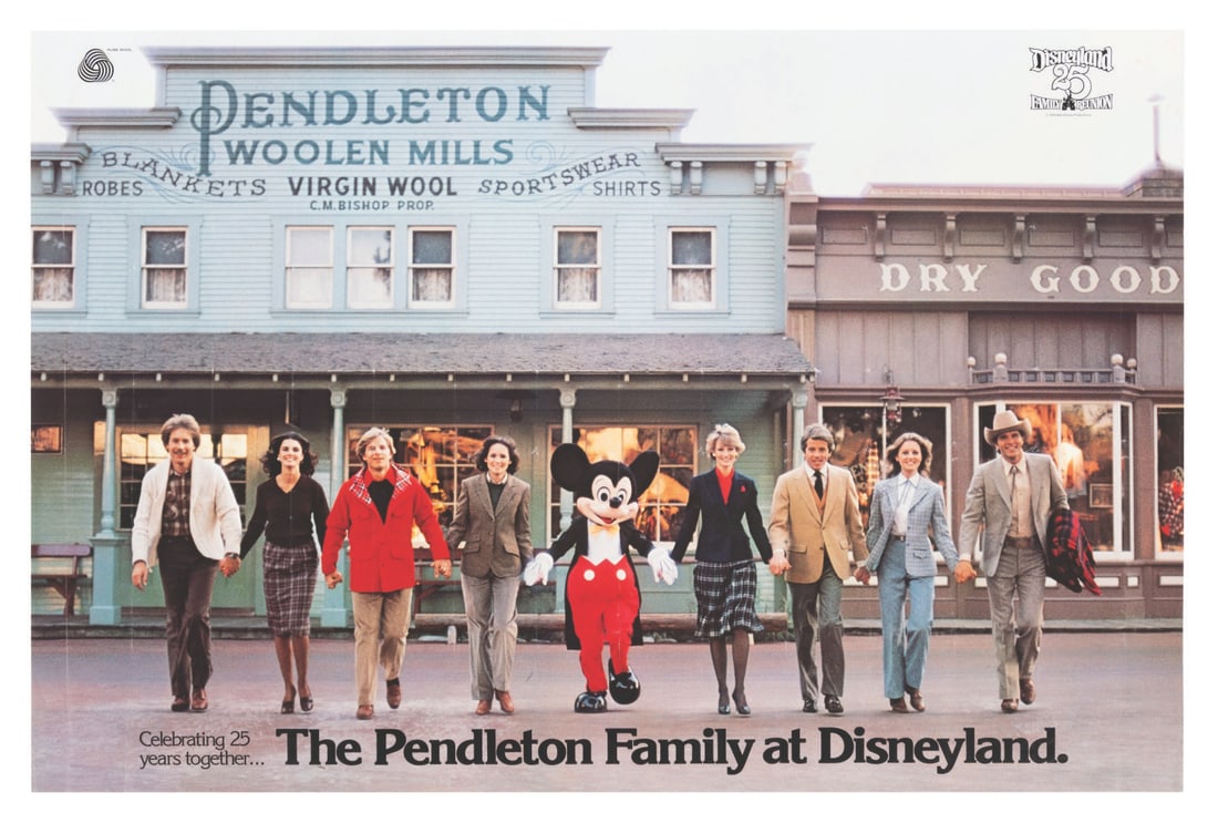 A "The Pendleton Family at Disneyland" Poster. (1 of 1)