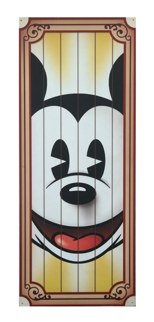 A Mickey California Adventure Construction Panel. (1 of 1)