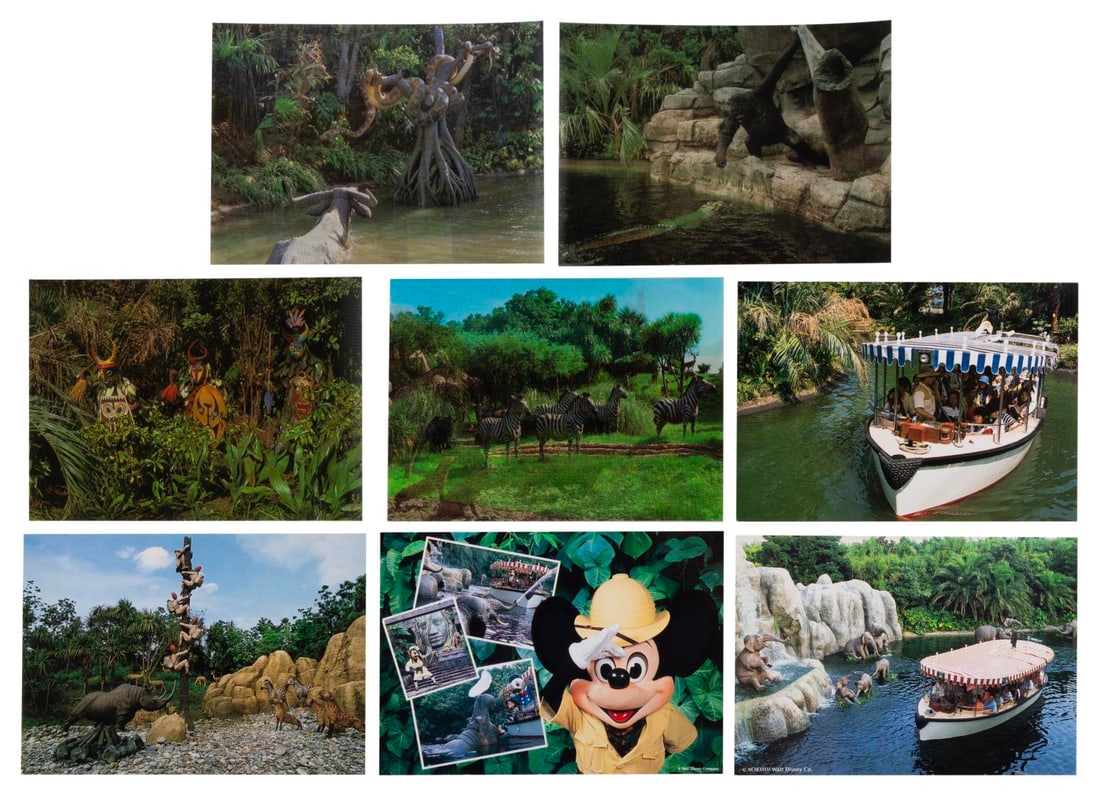 A Set of Tokyo Disneyland Jungle Cruise Postcards. (1 of 9)