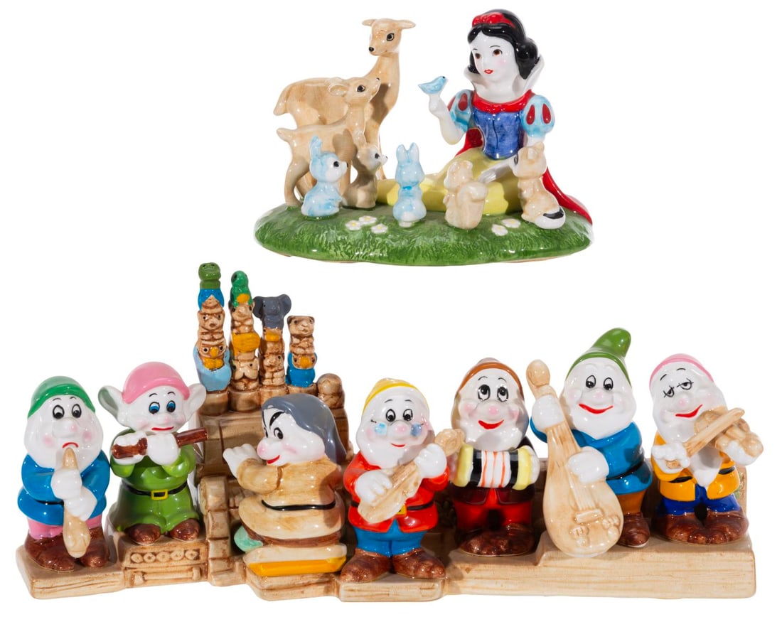 A Set of "Snow White" Mickey Mouse Revue Figurines. (1 of 12)