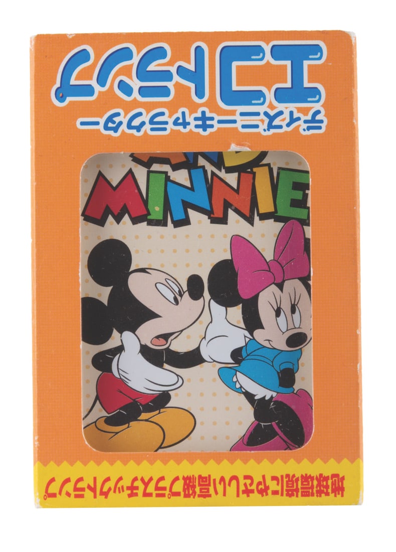 A Japanese Mickey and Minnie Playing Card Set. (1 of 4)