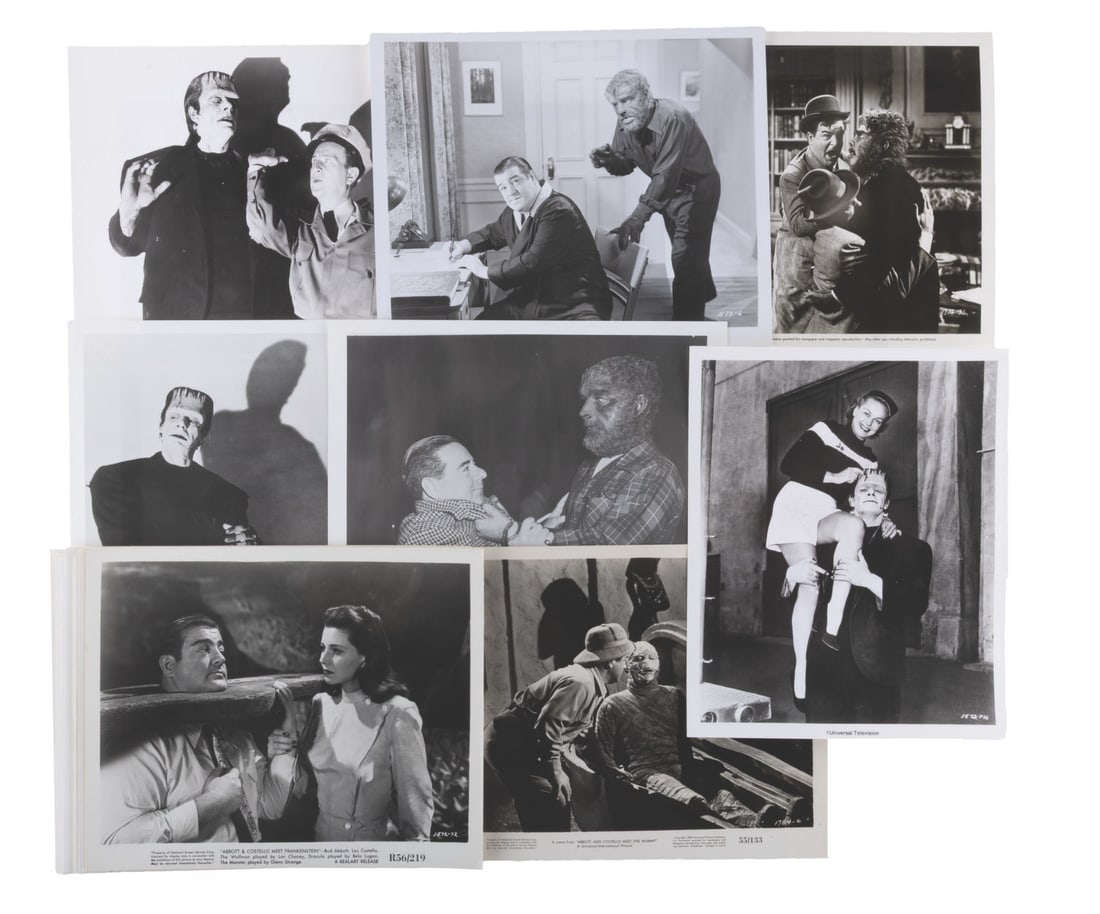 A Collection of Abbott and Costello Universal Monsters Movies Photos. (1 of 8)