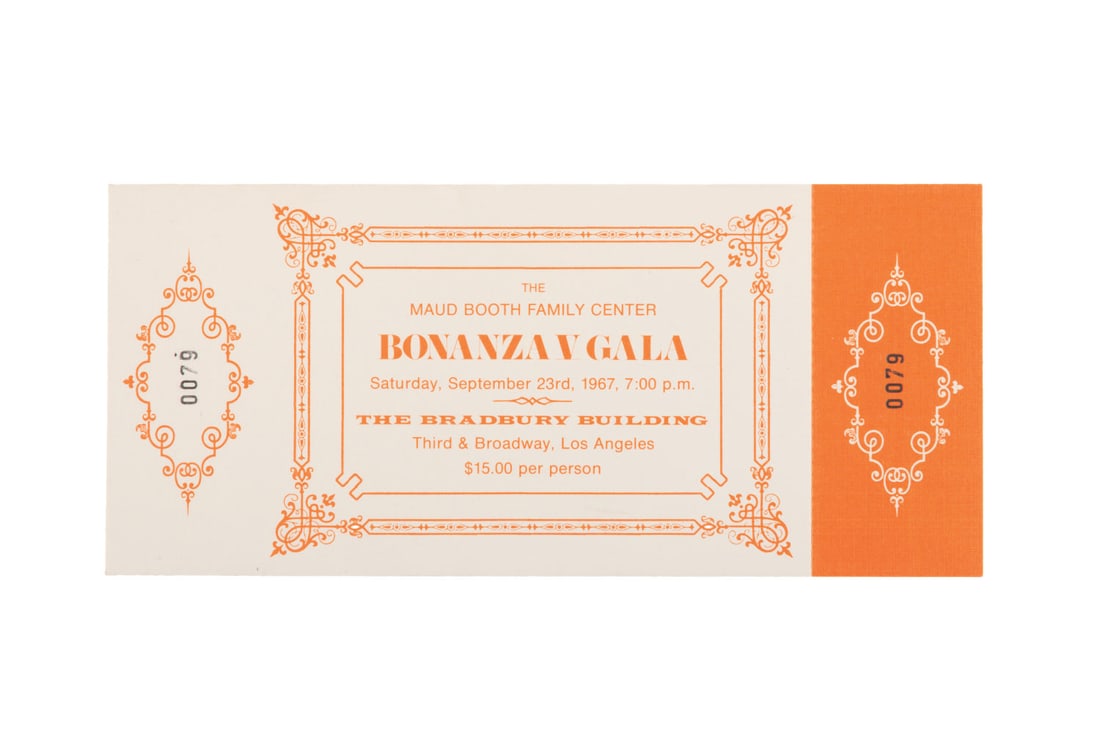 A Bonanza V Gala Event Ticket. (1 of 1)
