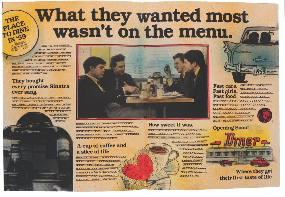 A "Diner" Prototype Ad. - 3