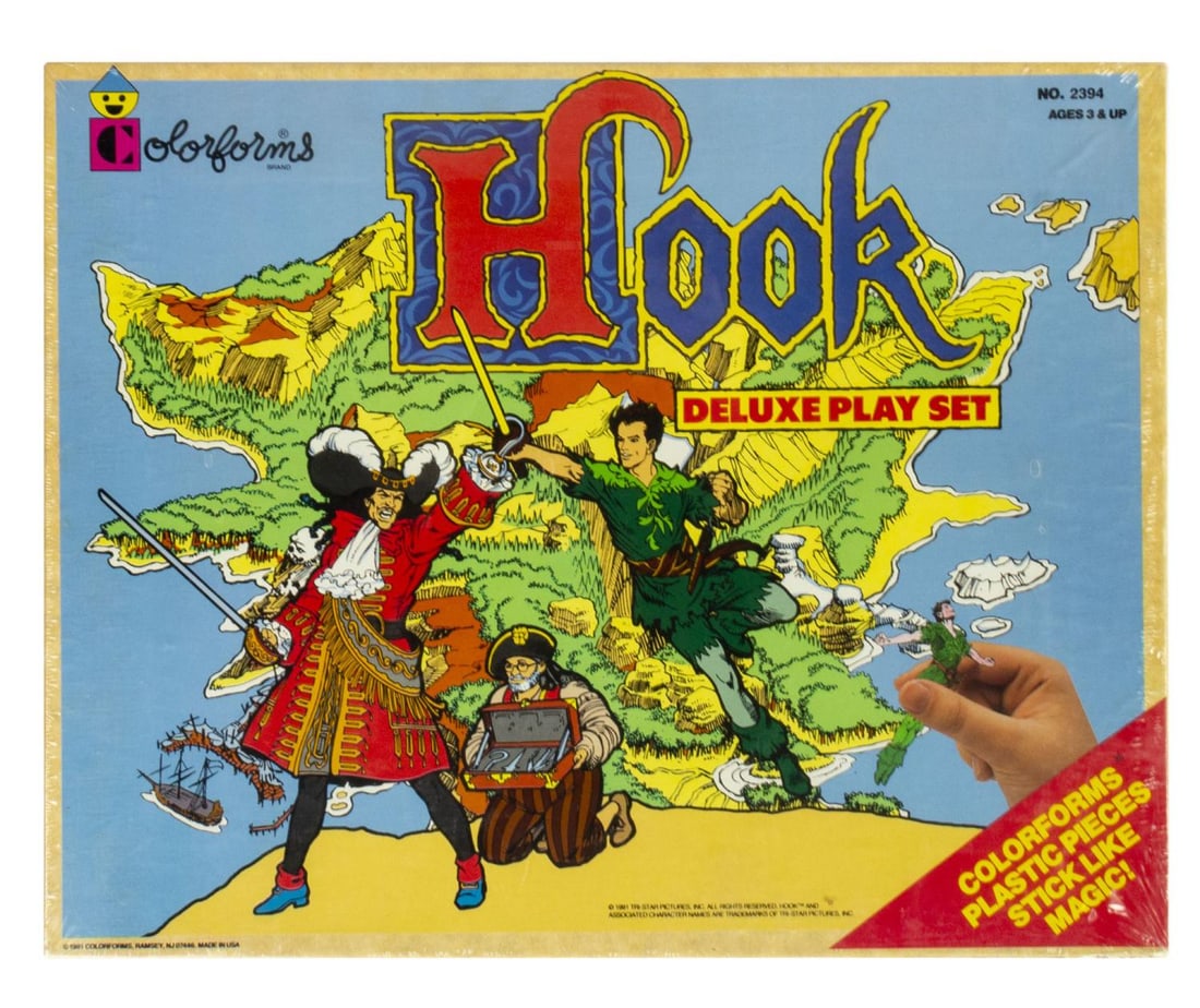 A "Hook" Deluxe Play Set by Colorforms. (1 of 2)