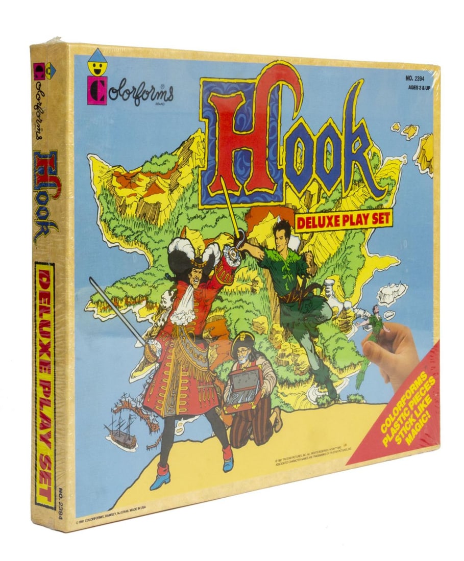 A "Hook" Deluxe Play Set by Colorforms. - 2